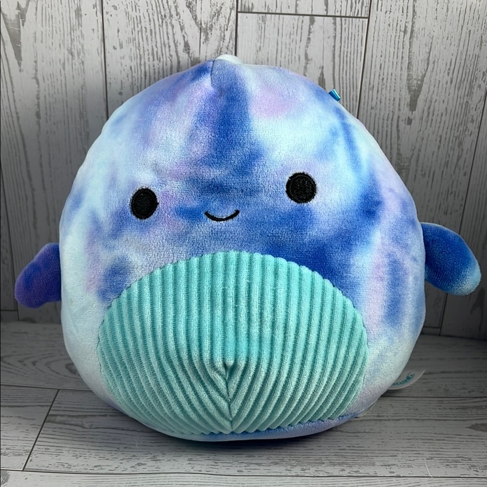 Squishmallow Cyan the Blue Whale 8” - no tag